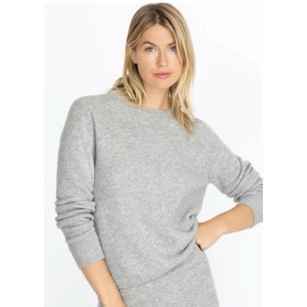 Johnny Was Calme Cashmere Ribbed
Sweater Grey S